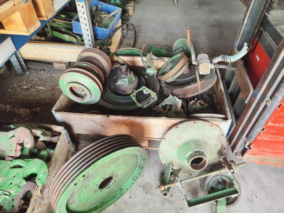 Koło pasowe, napinacz, koło pośrednie John Deere 1188 hydro4
