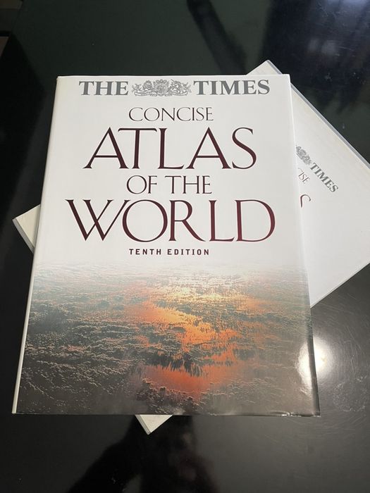 Livro Atlas do mundo mapa the times