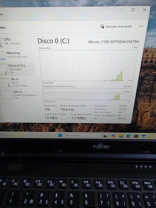 Portátil Fujitsu E448 - Intel i7 - 16GB RAM