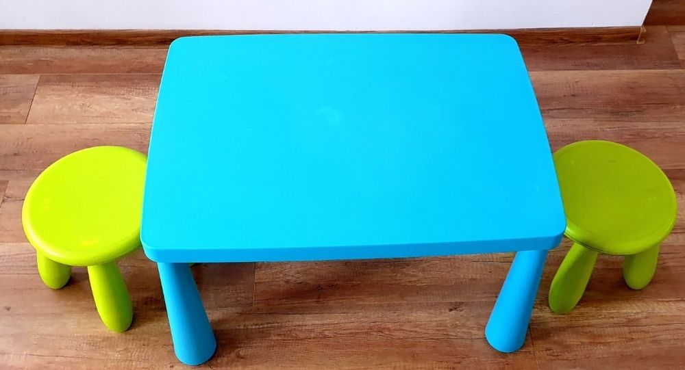 Stolik i 2 krzesła mamut ikea