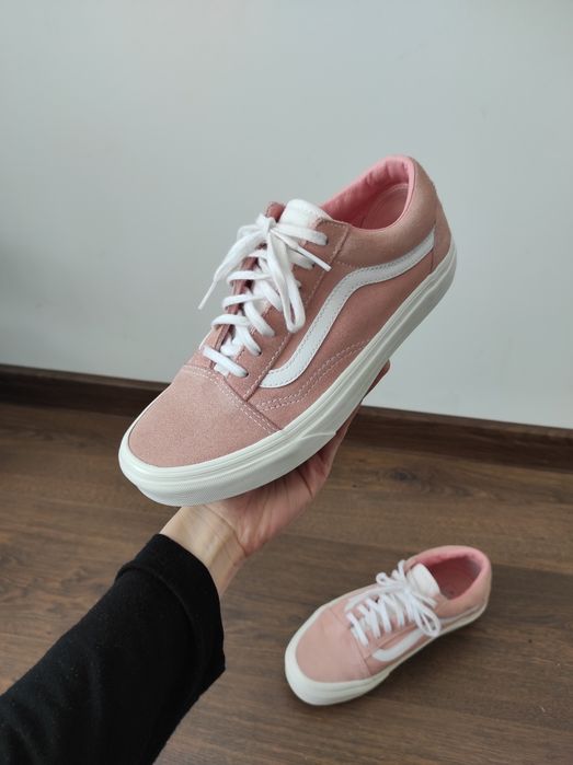 Vans Oldskool Blossom Różowe 38 Skóra Zamsz