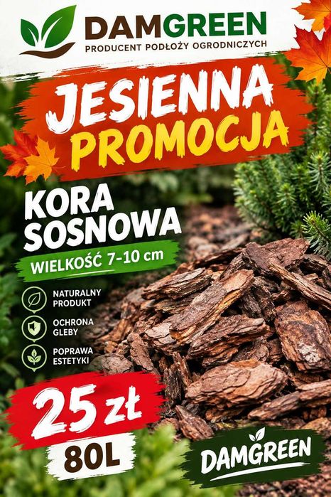 Kora Sosnowa 80L Gruba