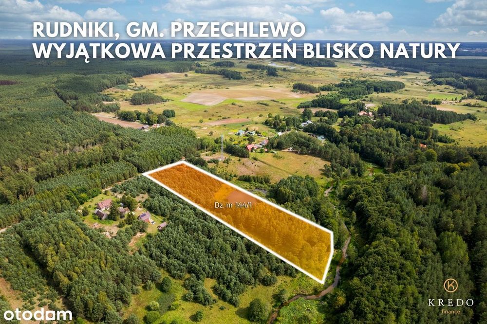 Wyjątkowa działka ze stawem w Rudnikach — przestrzeń z potencjałem
