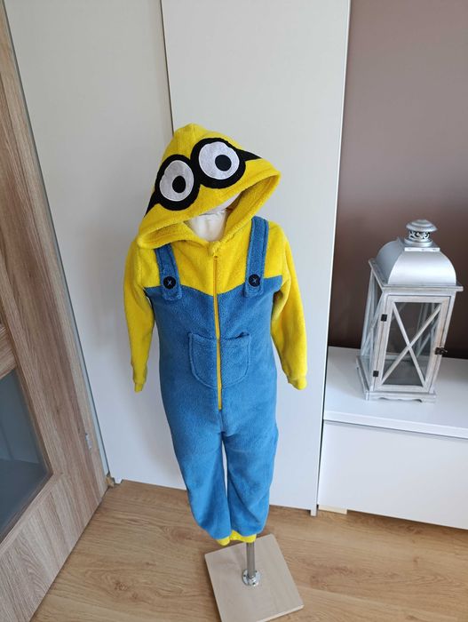 Strój karnawałowy MINIONKA MINIONEK przebranie kostium bajka 116/122  (315)