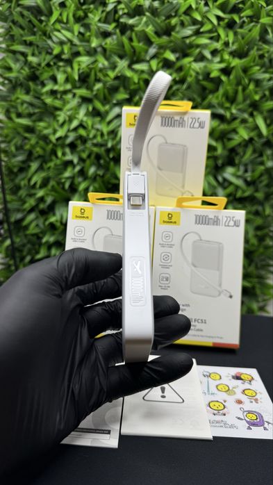 Стильний маленький павербанк Базеус Bipow2 energifill FC51 Baseus