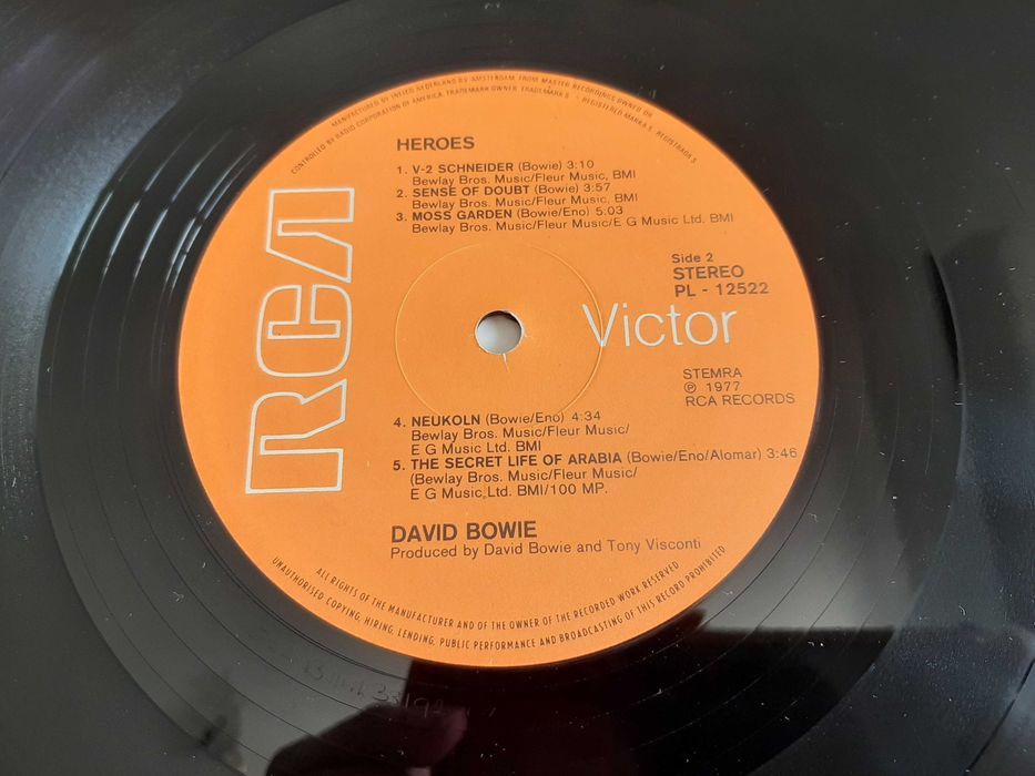 David Bowie - Heroes - Holanda - Vinil LP