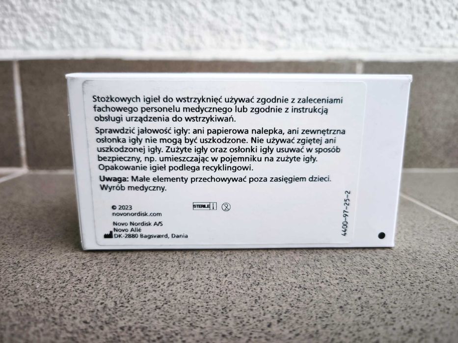 Igły NOVOFINE PLUS 32G 4MM - 100 szt. do leku OZEMPIC_NOWE