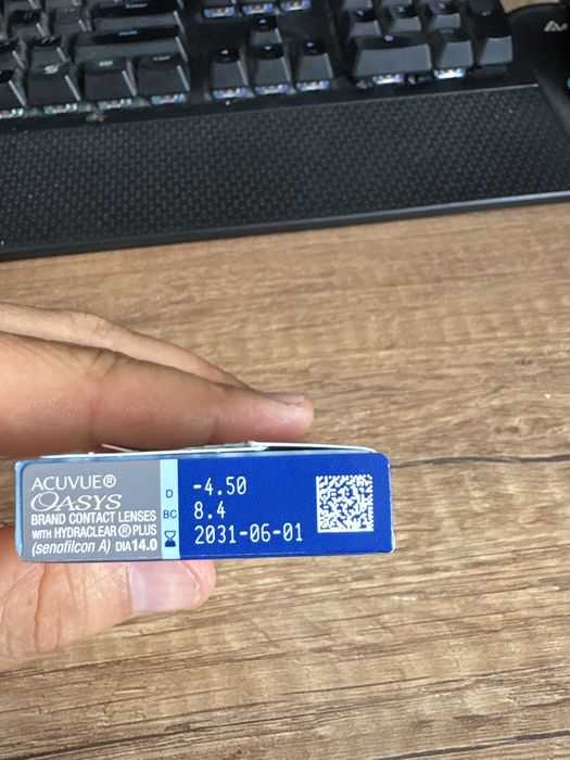 Soczewki Accuvue Oasys -4,5 5szt
