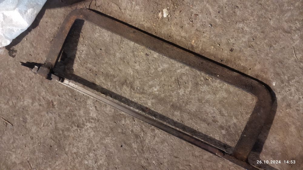 Пилка по металлу рамочная ножовка СССР