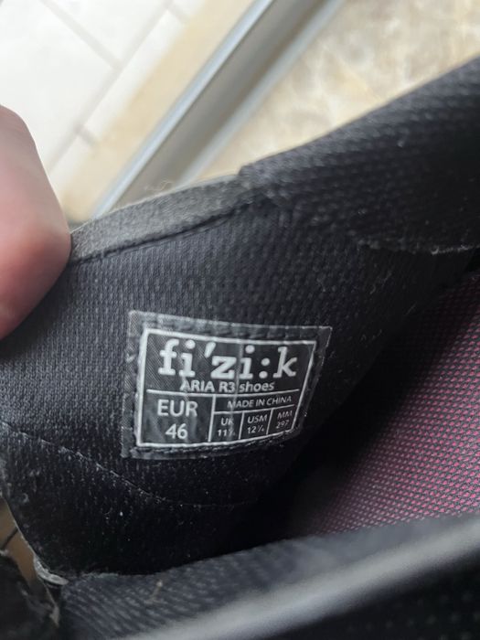 Sapato ciclismo fizik aria r3