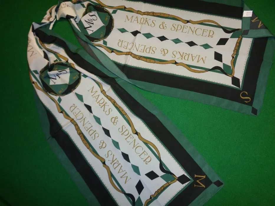 OKAZJ Marks Spencer M&S Cravat Scarf szal fular plastron apaszka męska