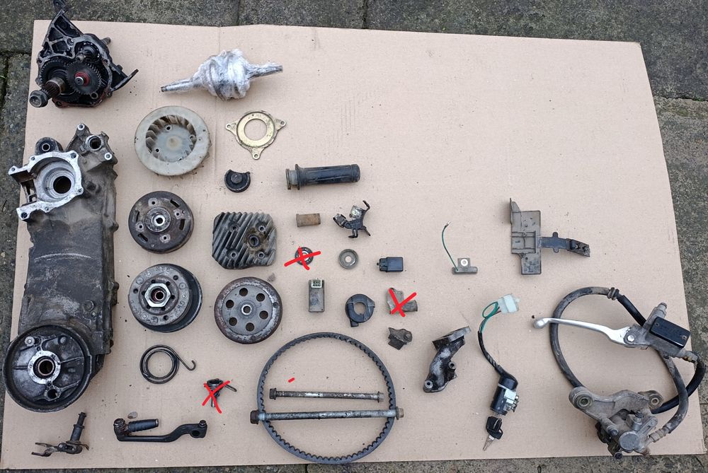 Разбор Honda Lead AF20