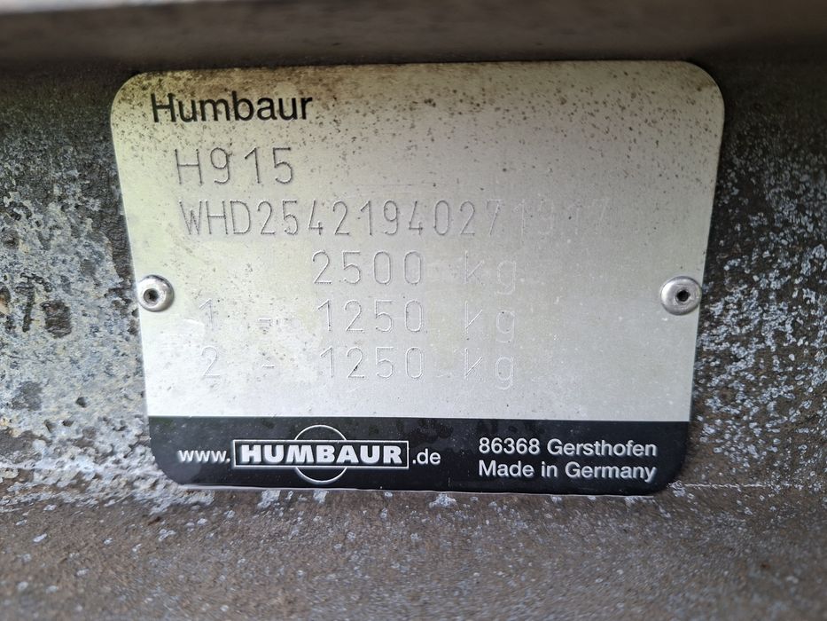 Лафет гідравлічний Humbaur HF200