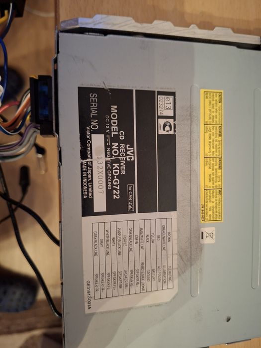 Radio Jvc kd-g 722 usb cd aux pilot zadbane