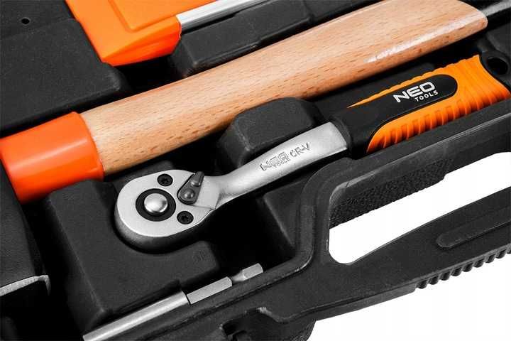 Zestaw Narzędzi Uniwersalny 60 el. Klucze Nasadowe Walizka NEO TOOLS