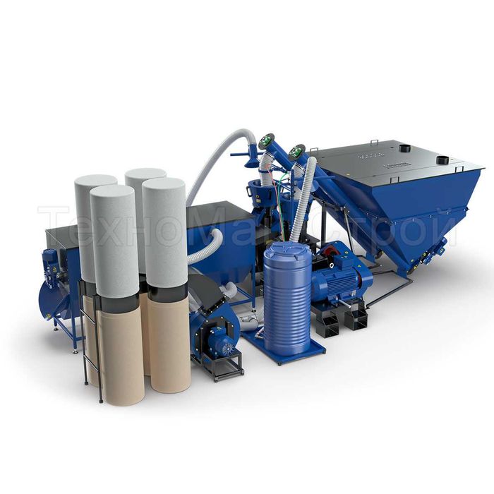 Лінія гранулювання пелет МЛГ 1000 DUO PRO Обладнання для пелет.