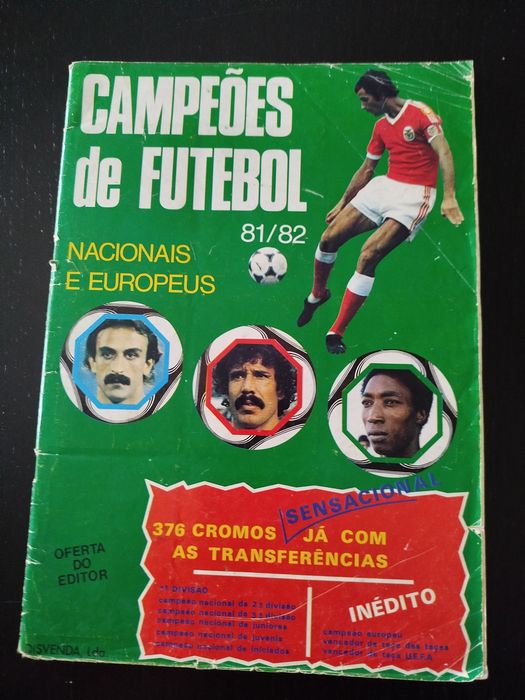 Caderneta Campeões de Futebol 81/82