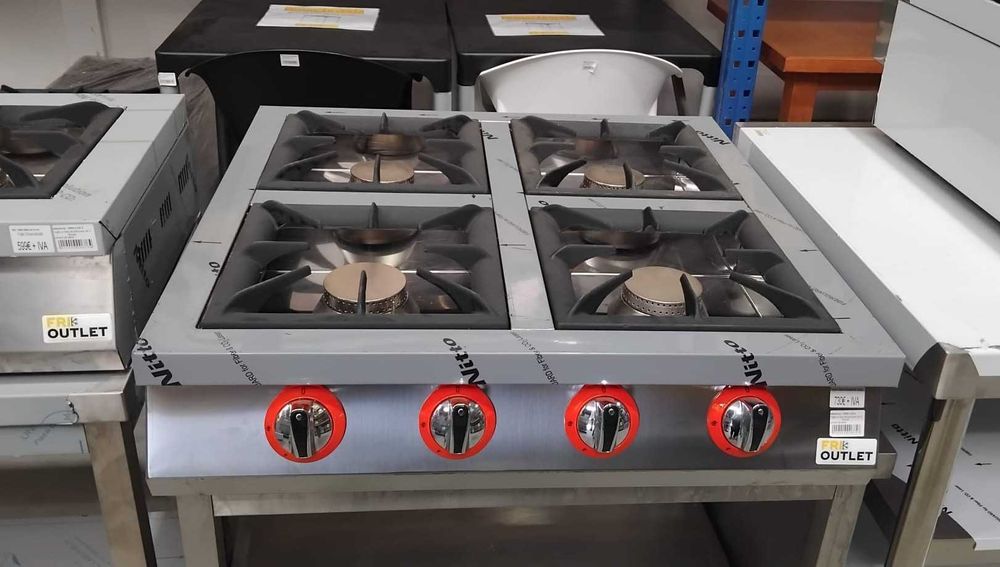 Fogão a Gás de Bancada de 4 Bocas- NOVO