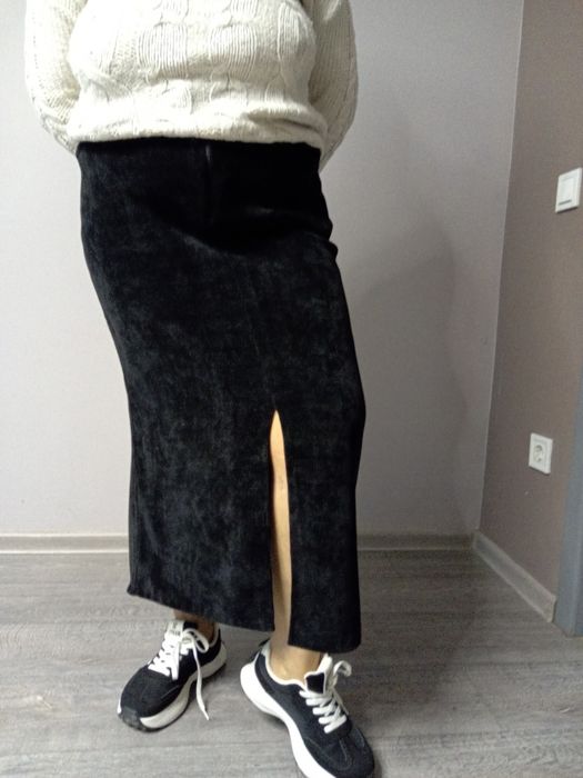 Розкішна вельветова спідниця