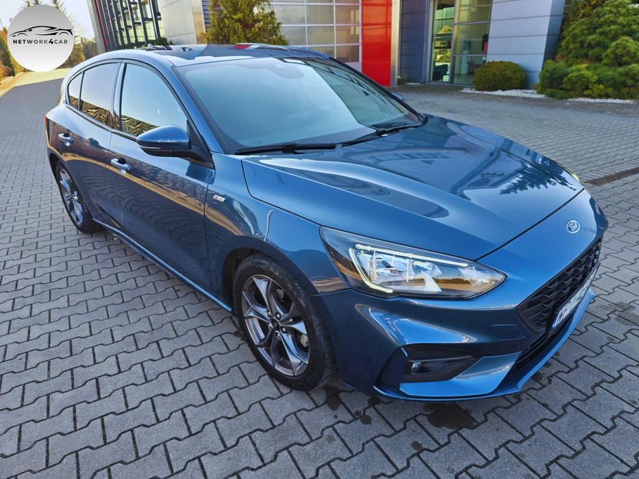 Ford Focus 1.0 125KM ST-Line, FV23%, Nawigacja, Klimatyzacja, Czujniki parkowania