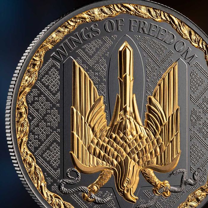 Україна - Крила свободи/The Wings of Freedom Срібна монета 1 унц