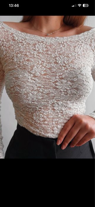 Нова неймовірна мереживна блуза (лонгслів)