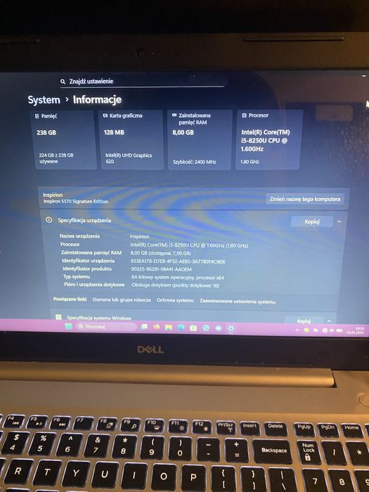 laptop dell inspiron 5570