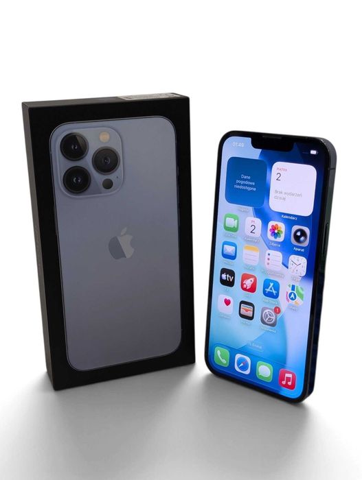Smartfon APPLE iPhone 13 Pro 5G 128GB 6.1" 120Hz Błękitny | Bateria 75%