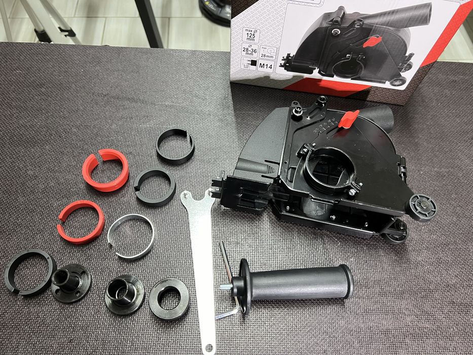 Пылеотвод YATO для болгарки Кожух Штроборез До 28 см