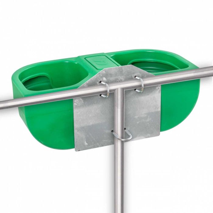 Poidło dla bydła S60, podwójne, 58 l, montaż ścienny/rurkowy, Kerbl