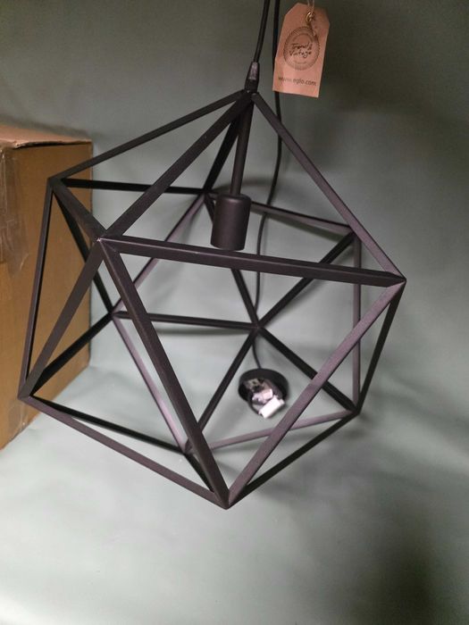 Lampa wisząca w kształcie rombu w stylu vintage Eglo Embleton