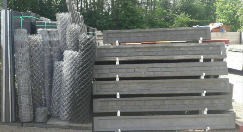 Słupki Betonowe ogrodzeniowe ogrodzenie podmurówka