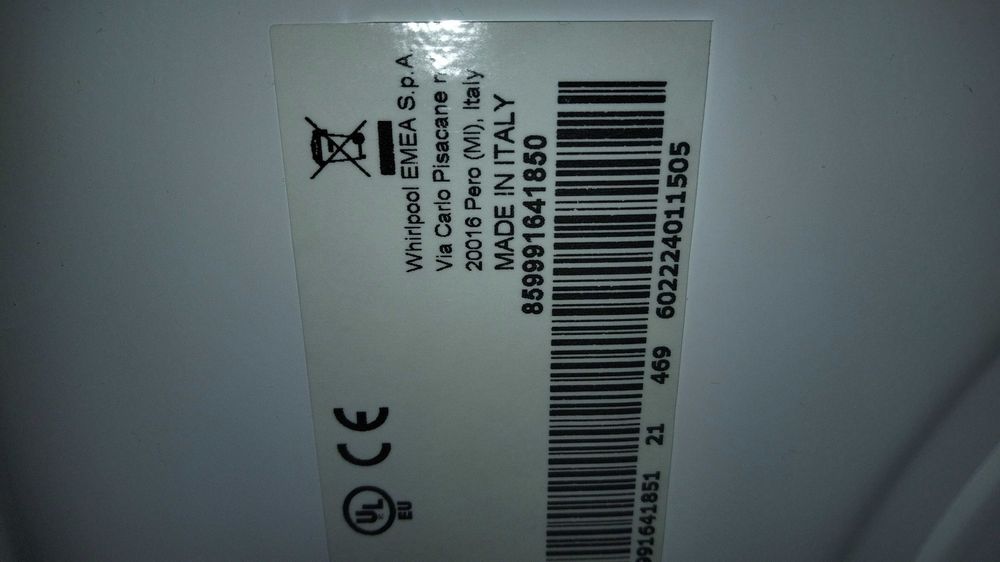 pralka whirpool na części