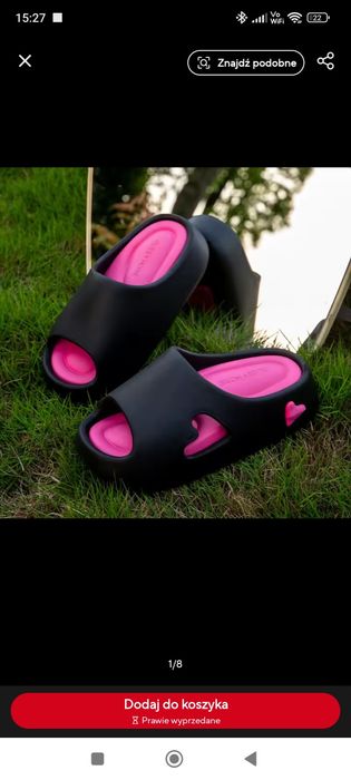 Klapki slippers platforma Eva r. 39 25 cm