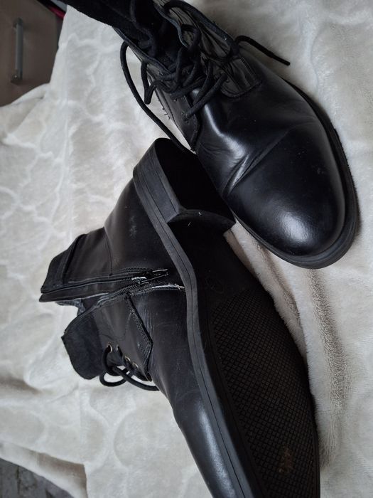 Buty skórzane damskie 41