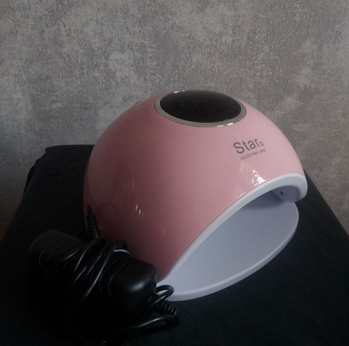 Манікюрна лампа LED+UV Lamp STAR 5, 48W, Pink