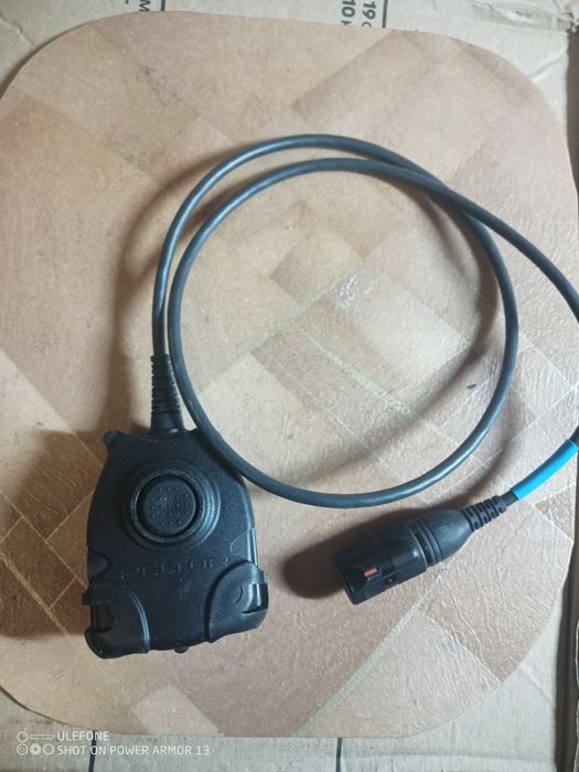 Кнопка PTT Peltor під радіостанції NATO (PRC/MBITR)