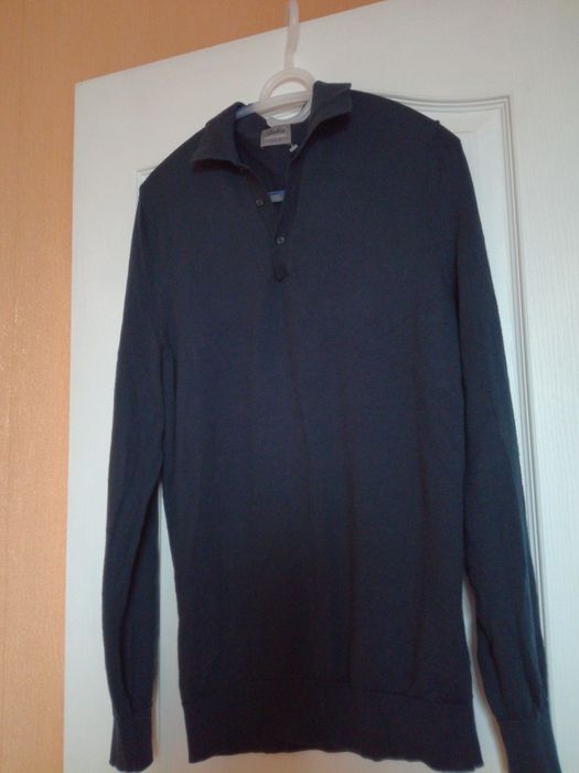 Поло пуловер мужской 100% шерсть мериноса от Studios