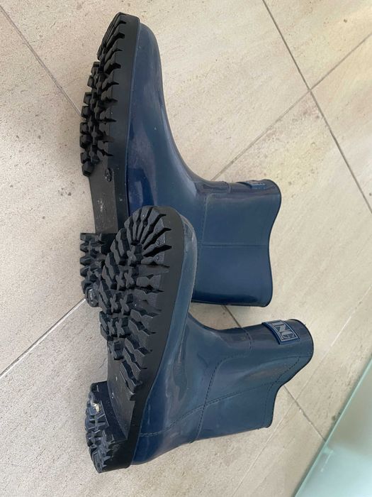 Galochas Azuis de Cano Médio N.º37