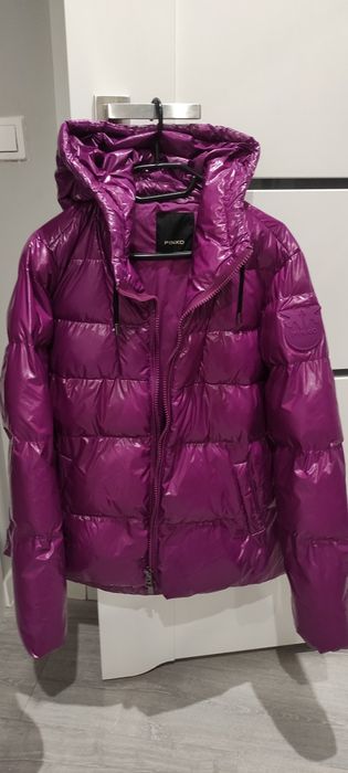 Kurtka pikowana Pinko Eleodoro Crystal 38 M IT 42  fioletowa amarant