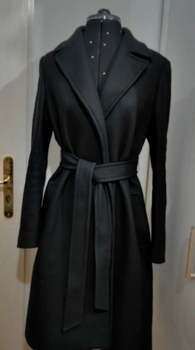 Płaszcz Zara Manteco 75% Wełna