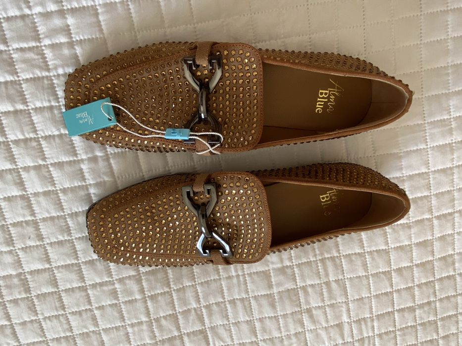 Alma Blue mocassins