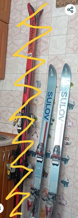 Лыжи  SULOV в рабочем состоянии