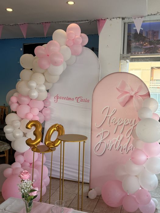 Decoração  das festa