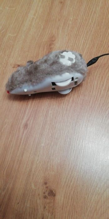 Іграшка для котиків мишка на колесах