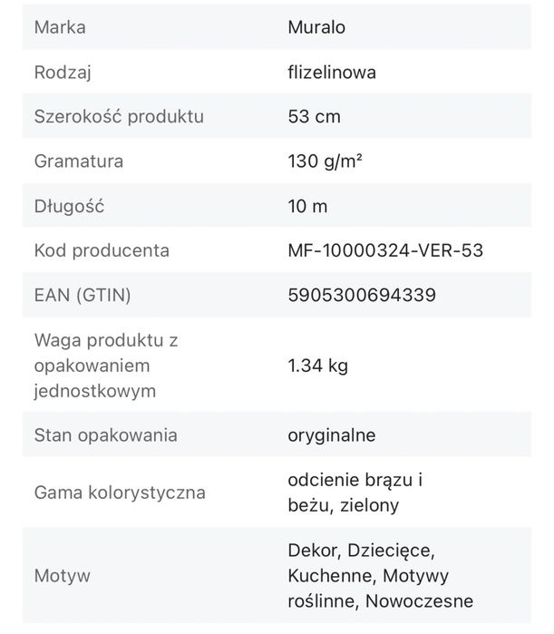 Tapeta flizelinowa - 3 rolki