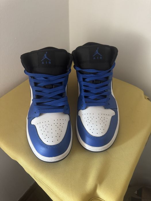 Air Jordan 1 MID Game Royal Azul Preto e Branco