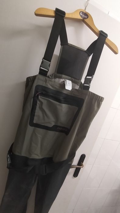 Waders de pesca 500 em PVC respiráveis