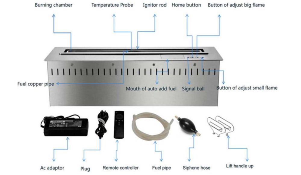 Lareira Bioetanol Automática Topo