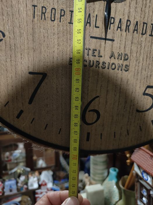 Relógio de Parede Havana Tropical Paradise.
Relógio de parede com um d